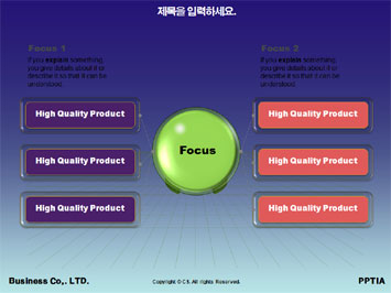 금융 PPT 템플릿 상세페이지 미리보기