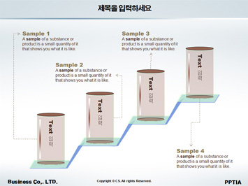 한국지폐와 휴대폰 PPT 템플릿 상세페이지 미리보기