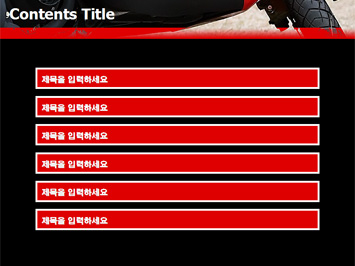 오토바이 PPT 템플릿 상세페이지 미리보기