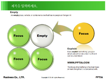 식품영양학과 PPT 템플릿 상세페이지 미리보기