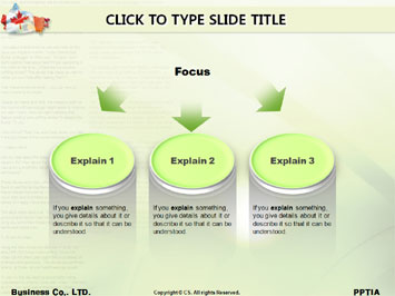 캐나다 PPT 템플릿 상세페이지 미리보기