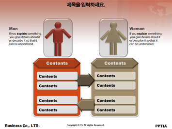 원효대사가 해골 잡고 있는 모습 PPT 템플릿 상세페이지 미리보기