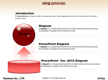계백장군과 지도 PPT 템플릿 상세페이지 미리보기