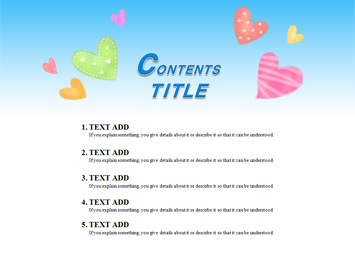 책상에 앉아있는 가족 PPT 템플릿 상세페이지 미리보기