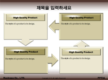 경영학과 PPT 템플릿 상세페이지 미리보기