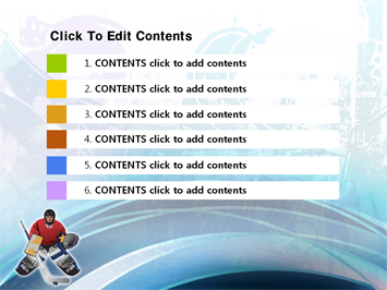 하키선수 PPT 템플릿 상세페이지 미리보기