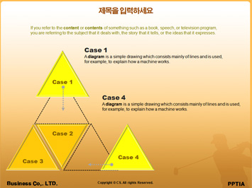 남자골프선수 PPT 템플릿 상세페이지 미리보기