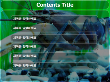 가재 PPT 템플릿 상세페이지 미리보기