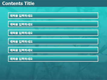 꽃과 벌 B PPT 템플릿 상세페이지 미리보기
