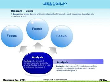 초원 위에 야채와 과일 PPT 템플릿 상세페이지 미리보기