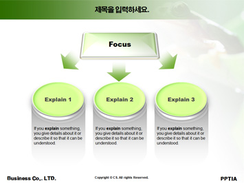 나뭇잎 위에 개구리 PPT 템플릿 상세페이지 미리보기
