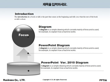 접시 위에 오염된 고등어 PPT 템플릿 상세페이지 미리보기