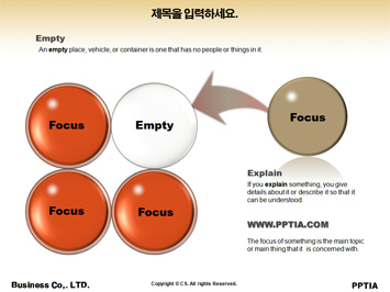 초가집과 닭 PPT 템플릿 상세페이지 미리보기
