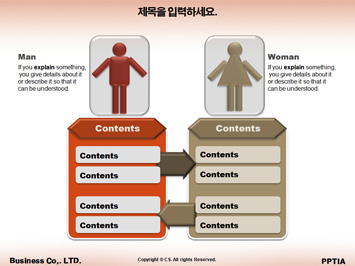 돼지고기 부위 설명 PPT 템플릿 상세페이지 미리보기