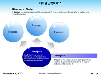 얼룩말을 사냥하는 사자 PPT 템플릿 상세페이지 미리보기
