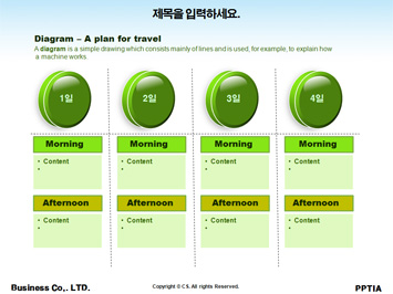 바나나 먹는 원숭이 PPT 템플릿 상세페이지 미리보기
