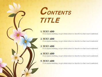 꽃 PPT 템플릿 상세페이지 미리보기
