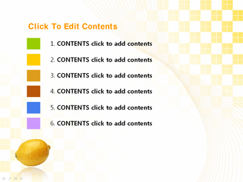 레몬(Lemon) PPT 템플릿 상세페이지 미리보기