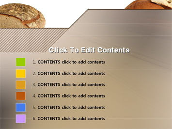 빵(Bread) PPT 템플릿 상세페이지 미리보기