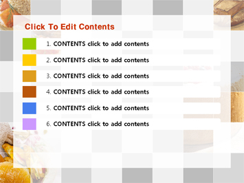 빵(Bread) PPT 템플릿 상세페이지 미리보기