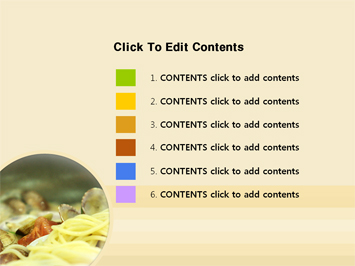 파스타(Pasta) PPT 템플릿 상세페이지 미리보기