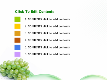 포도(Grape) PPT 템플릿 상세페이지 미리보기