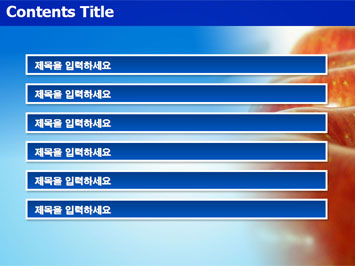 사과2 B PPT 템플릿 상세페이지 미리보기