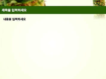 파인애플 A PPT 템플릿 상세페이지 미리보기