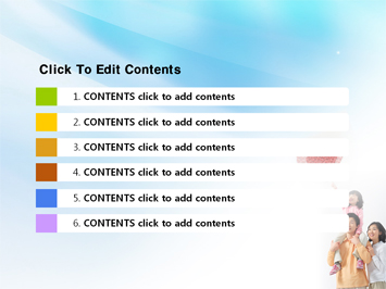 가족과 잔디 PPT 템플릿 상세페이지 미리보기