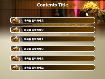 웨딩홀 PPT 템플릿 상세페이지 미리보기