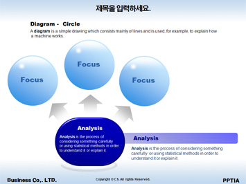 지구본 위에 공장 PPT 템플릿 상세페이지 미리보기