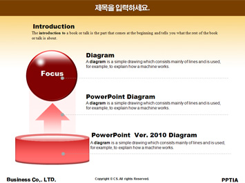 드레스 입은 여성 PPT 템플릿 상세페이지 미리보기