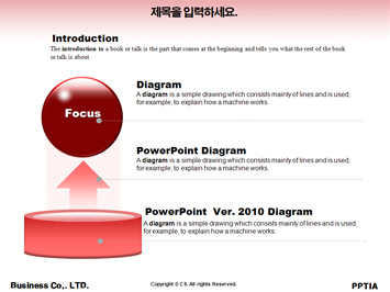 드레스 입은 여성 PPT 템플릿 상세페이지 미리보기