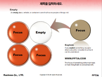 여성과 꽃 실루엣 PPT 템플릿 상세페이지 미리보기