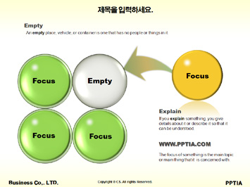 꽃과 여성 PPT 템플릿 상세페이지 미리보기