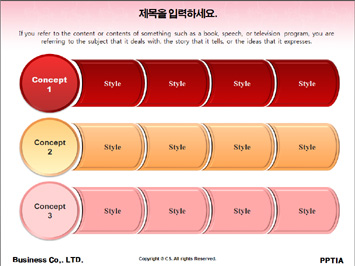 립스틱 바라는 여성 PPT 템플릿 상세페이지 미리보기