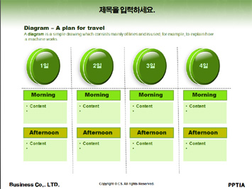 세안하는 여성과 꽃 PPT 템플릿 상세페이지 미리보기