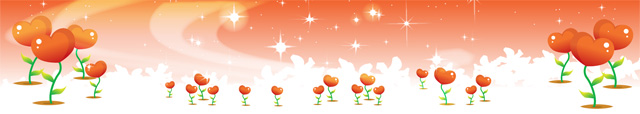 하트모양의 꽃 이미지 미리보기