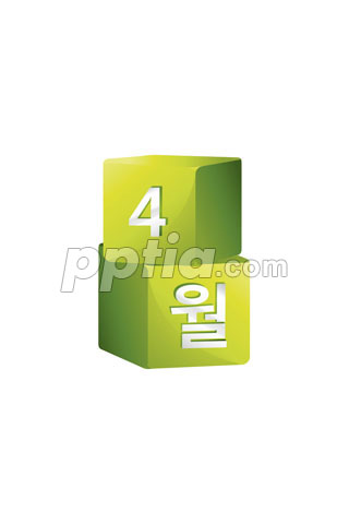 주사위 모양 4월 이미지 미리보기