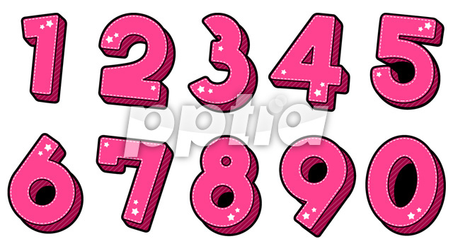 점선별숫자0부터9까지 이미지 미리보기