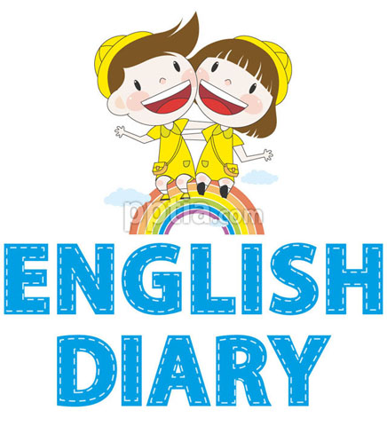 ENGLISH DIARY글자와 아이들 이미지 미리보기
