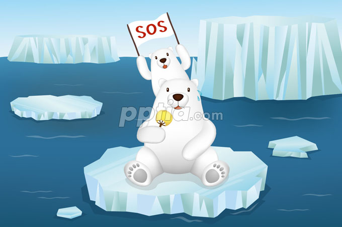 빙하와 북극곰 이미지 미리보기