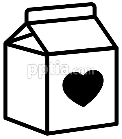 하트 우유 이미지 미리보기