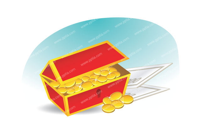 금화 상자 이미지 미리보기