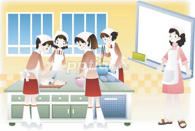 요리하는 학생 이미지 미리보기