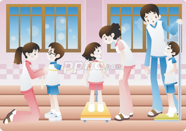 신체검사를 받는 학생 이미지 미리보기