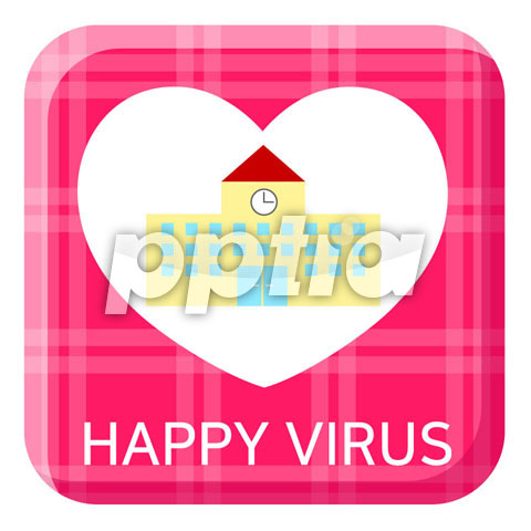 HAPPY VIRUS와 학교 이미지 미리보기