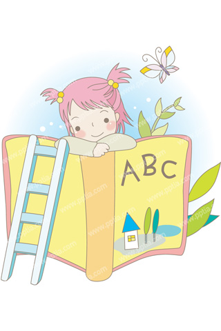 책과 학생 이미지 미리보기