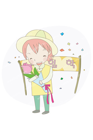 입학과 여학생 이미지 미리보기