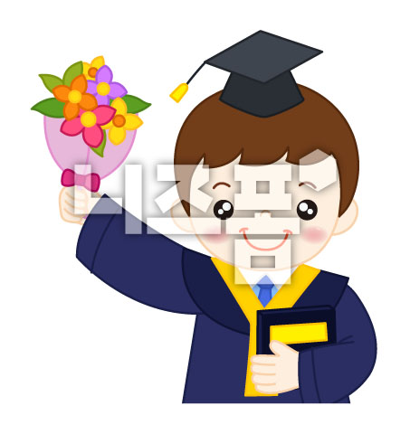 학사모를쓴남자아이 이미지 미리보기